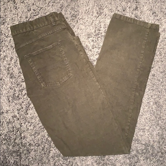 Brooks Brothers Other - Brooks Brothers Men’s Olive Corduroy Pants 32x32